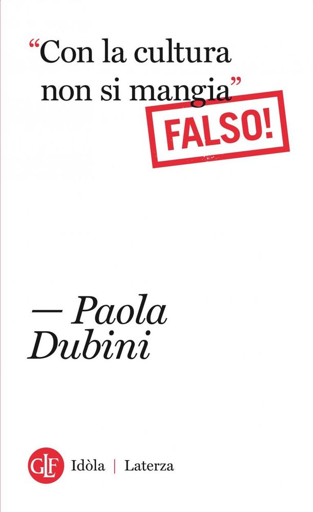 La copertina del libro di Paola Dubini