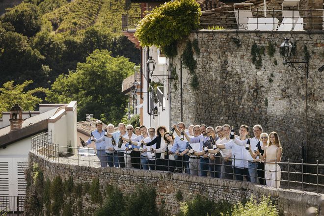 I produttori in una foto di archivio