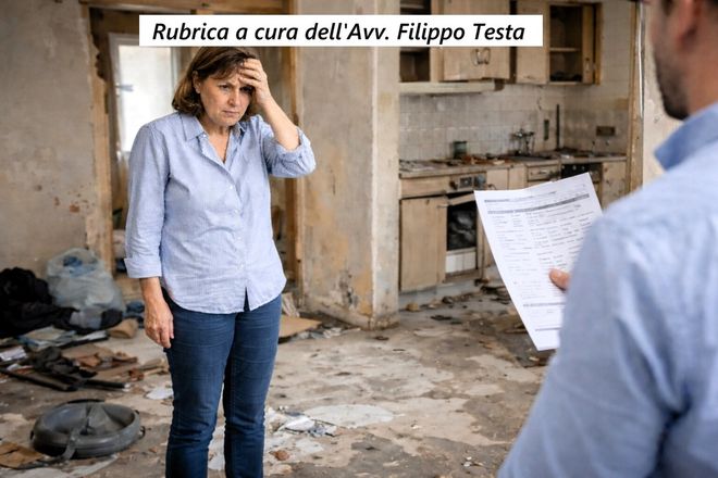 Immobile danneggiato a fine locazione: l'inquilino deve risarcire danni e mancato affitto