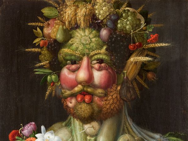 Uno dei ritratti allegorici di Giuseppe Arcimboldo Uno dei ritratti allegorici di Giuseppe Arcimboldo