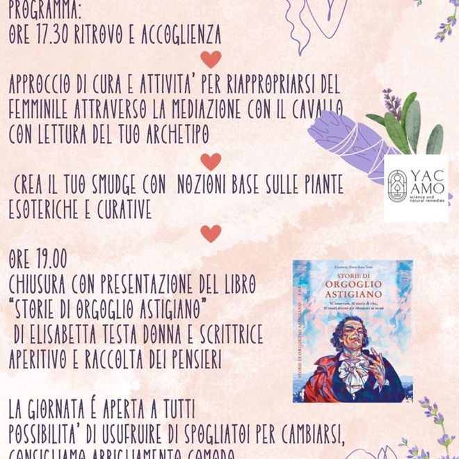 La locandina della giornata all'Asintrekking