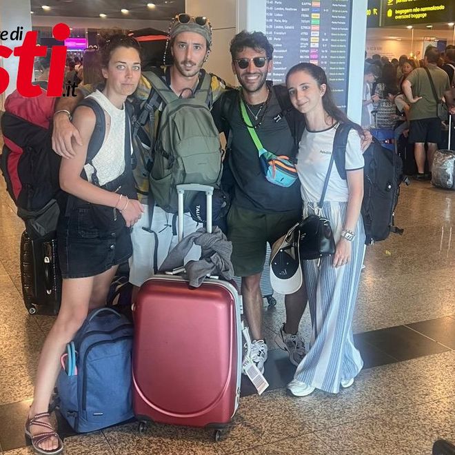 Nell'immagine, da sinistra a destra: Giulia Sirio, Danilo Balbo, Alessandro Bacci e Denisa Cozminca