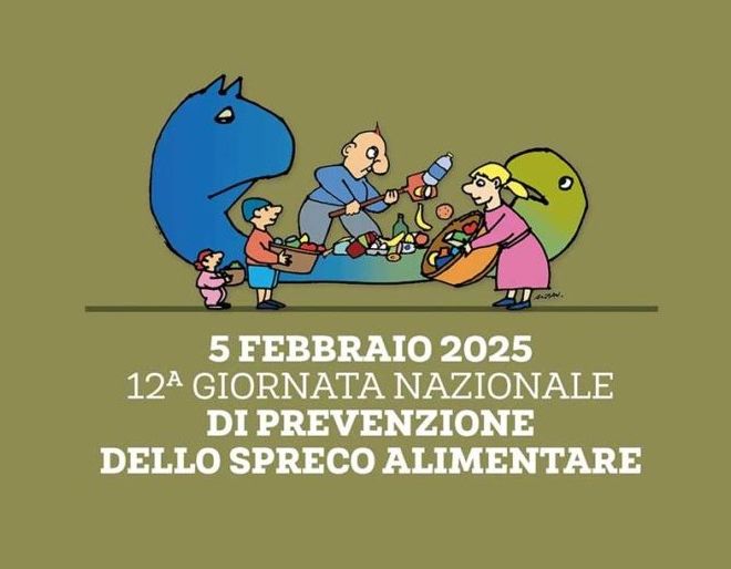 L'illustrazione di Altan scelta per la giornata nazionale di prevenzione dello spreco alimentare