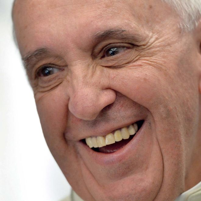 Papa Francesco nel 2020 alla presentazione dell'enciclica Fratelli Tutti