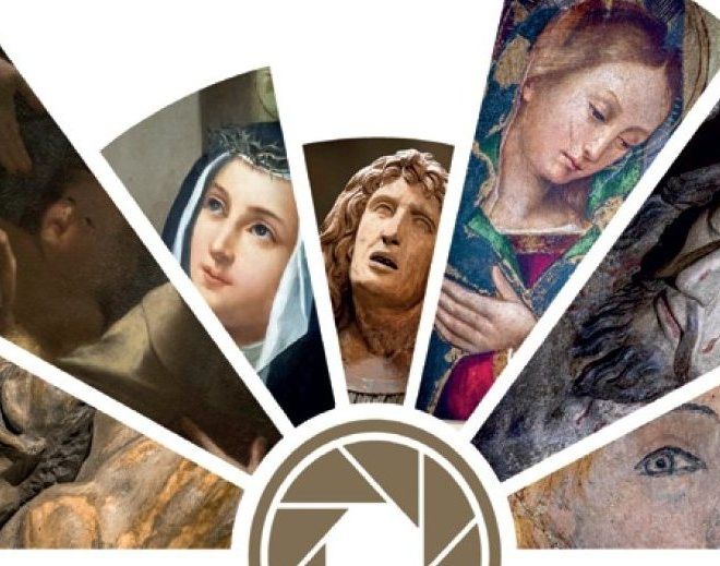 L'immagine di locandina della mostra Sacre Espressioni, in arrivo ad Asti