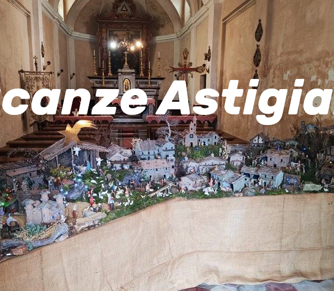 Presepe all'interno della chiesa della Santissima Trinità di Villa San Secondo