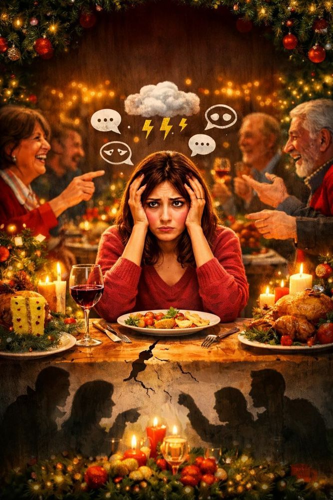 SOS feste natalizie: per 7 italiani su 10 la "paura a tavola" è ansia sociale, non cibo SOS feste natalizie: per 7 italiani su 10 la "paura a tavola" è ansia sociale, non cibo