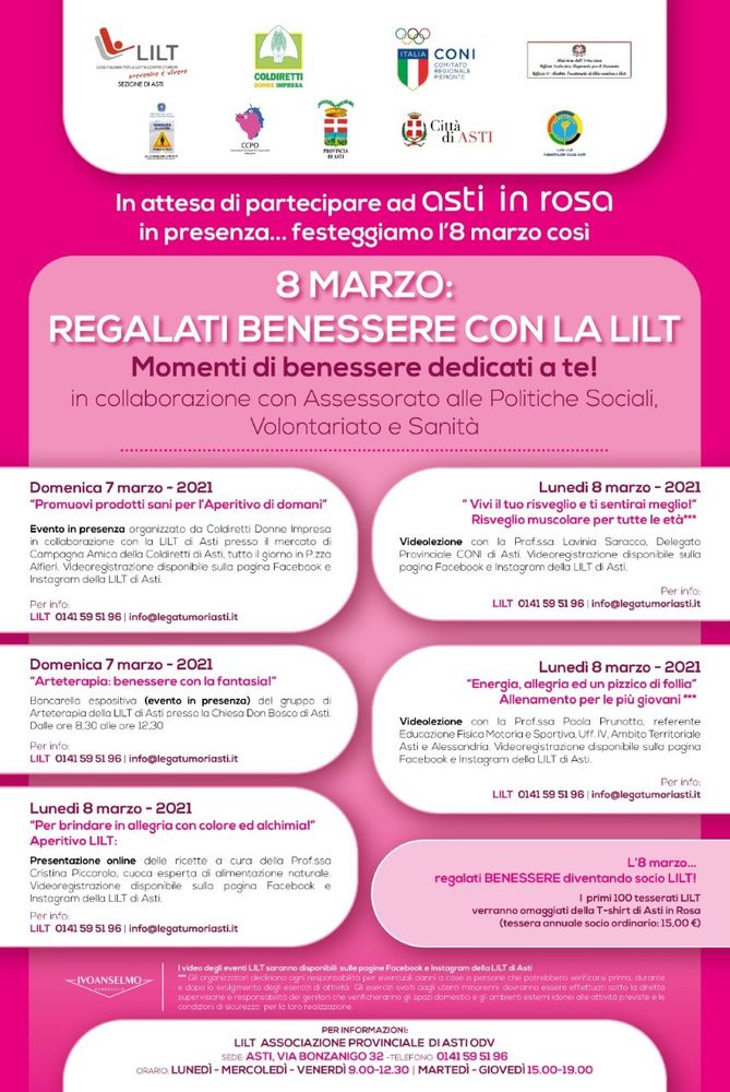 Locandina eventi LILT