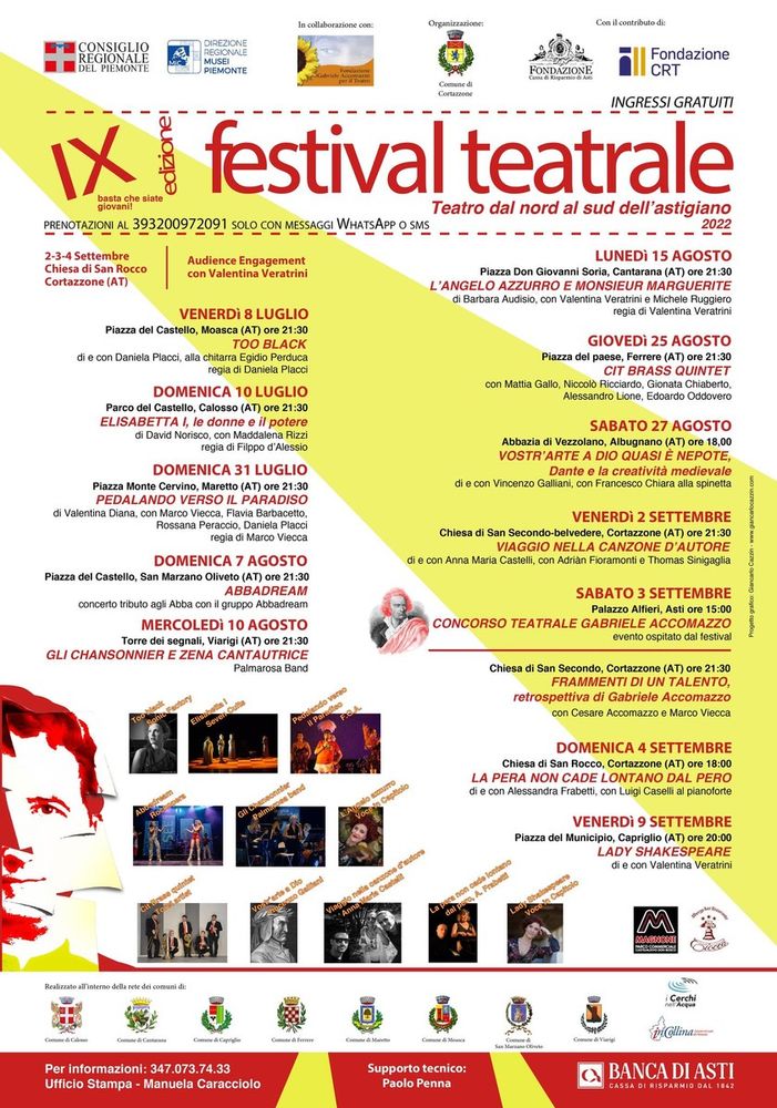 Venerdì l'ultimo appuntamento con il festival "Basta che siate giovani" Venerdì l'ultimo appuntamento con il festival "Basta che siate giovani"
