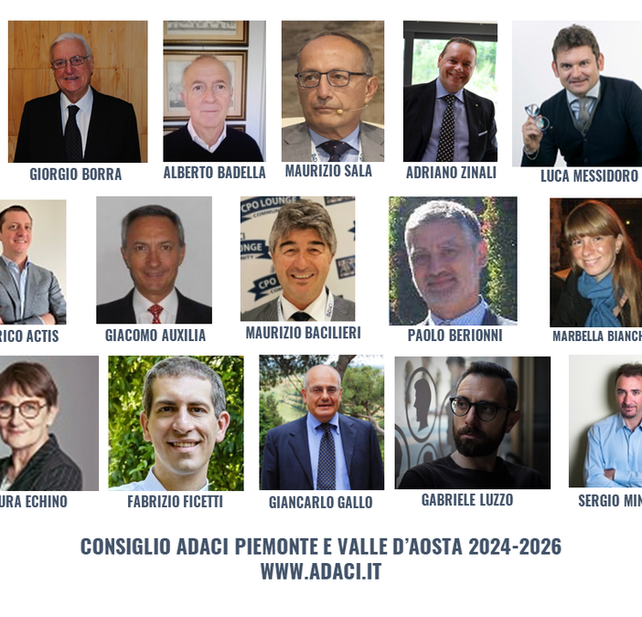 ADACI Piemonte e Valle d’ Aosta elegge il nuovo board e si prepara all'evento in Leonardo