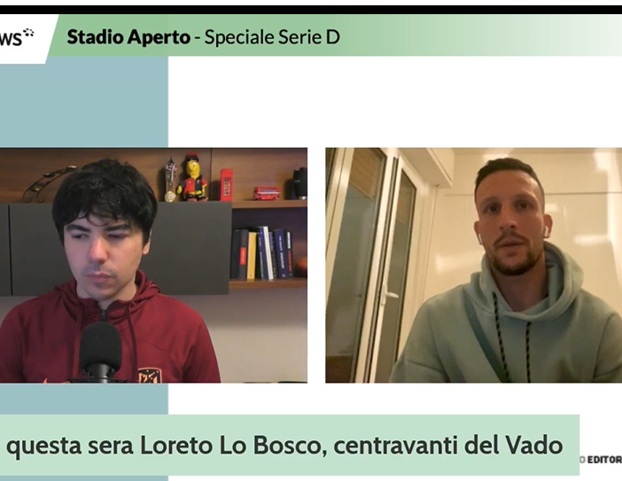 Stadio Aperto. Ospite della nuova puntata bomber Loreto Lo Bosco, -3 alla fine del campionato (Video)