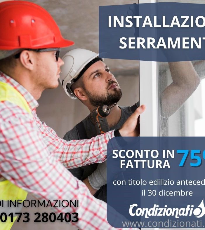 Installazione Serramenti con Sconto in Fattura del 75%: Approfitta del Bonus Edilizio Prima del 30 Dicembre!
