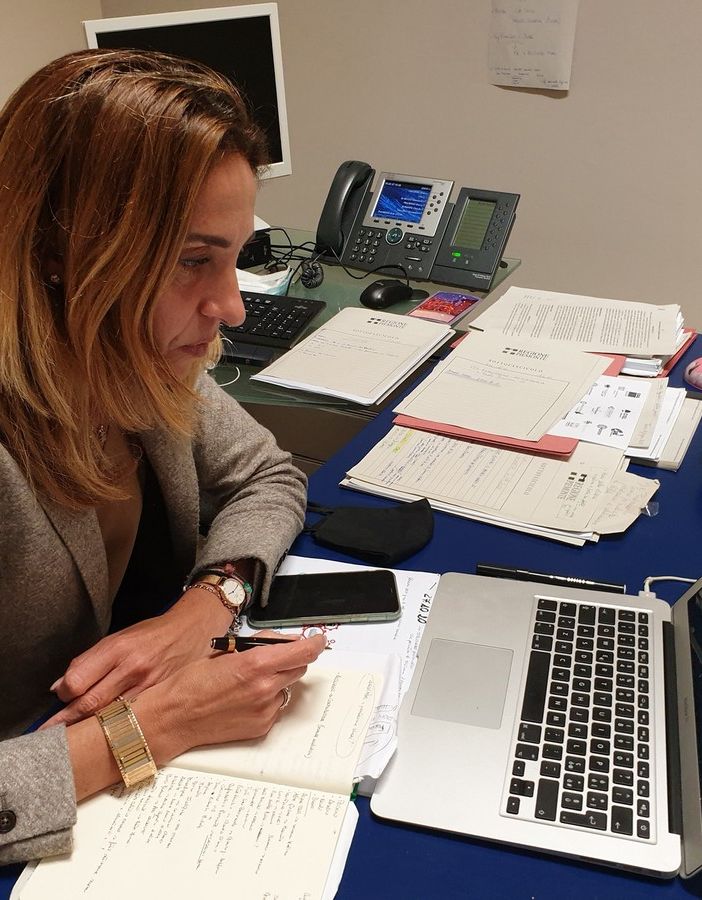 L'assessore Chiorino durante la videoconferenza di oggi