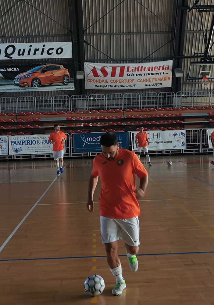 Allenamento dell'Orange Futsal Asti