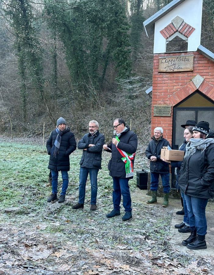 Inaugurata a Costigliole la cappelletta dei trifulau