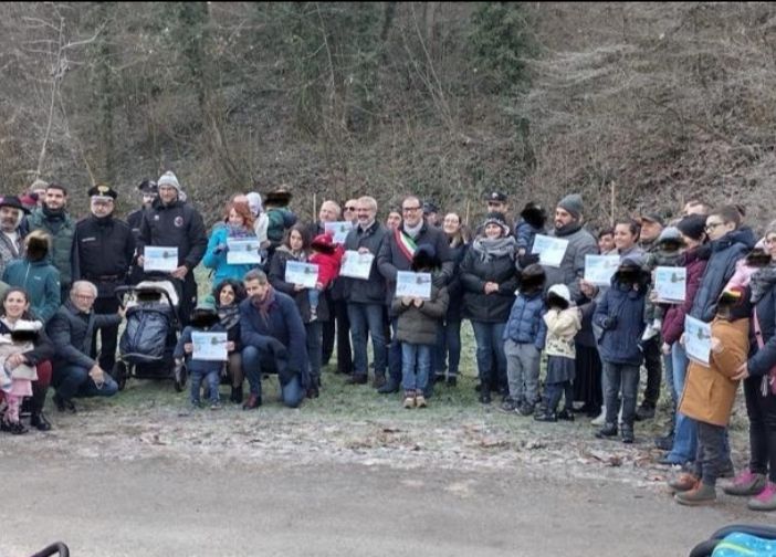Piantati a Costigliole gli alberi per ogni nuovo nato nel paese [FOTO]