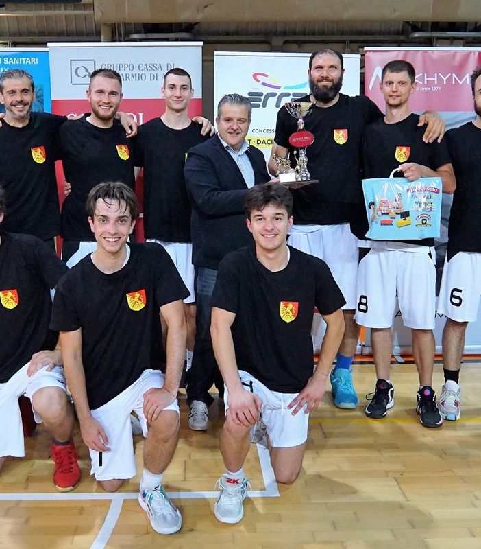 La premiazione della squadra vincitrice