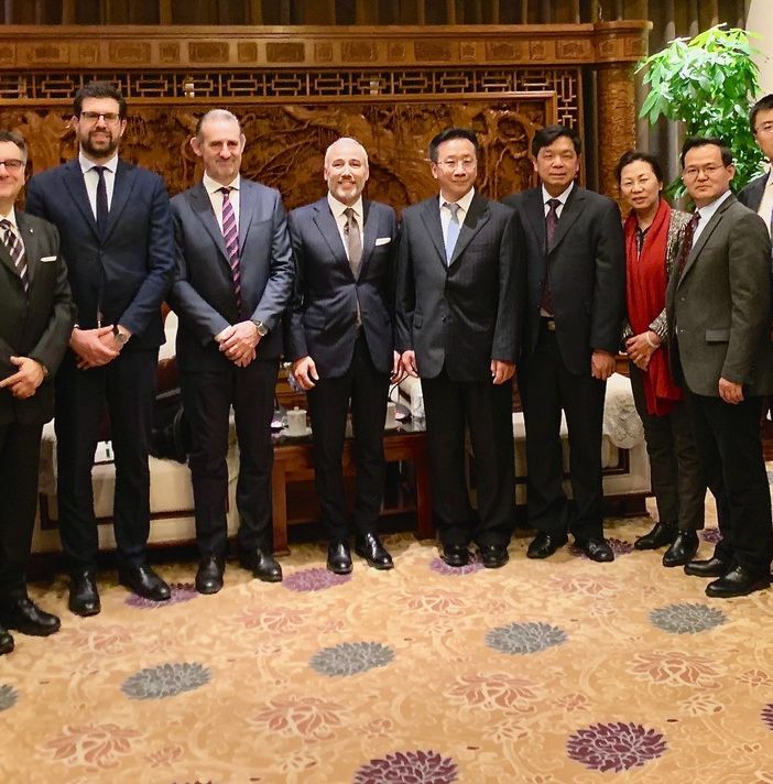 Saluto di benvenuto della delegazione piemontese al Governo della Provincia dello Yunnan a Kunming