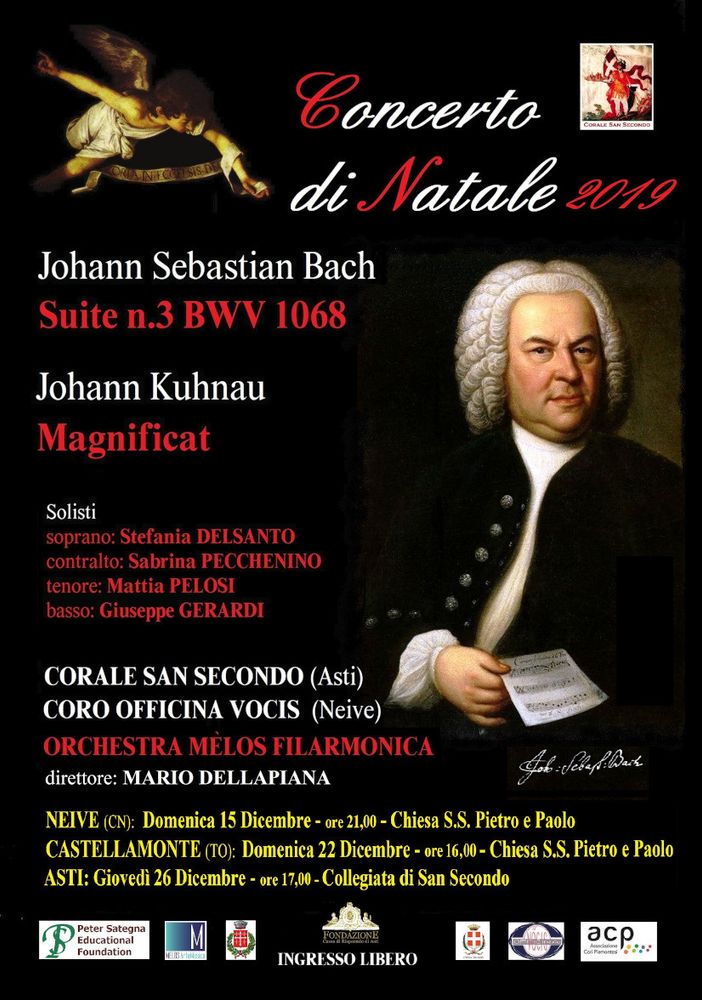 Il Concerto di Natale 2019 della corale San Secondo di Asti in tour in Piemonte