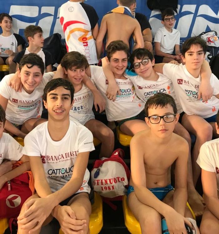 Asti Nuoto: buoni riscontri per gli esordienti alla prima del 2020