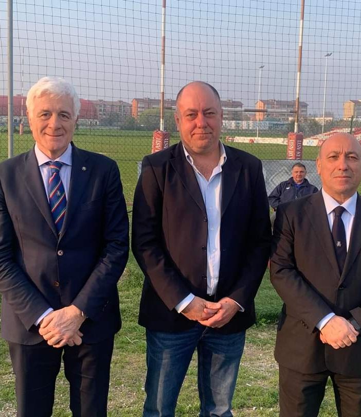 Marzio Innocenti alla Cittadella del Rugby di Asti