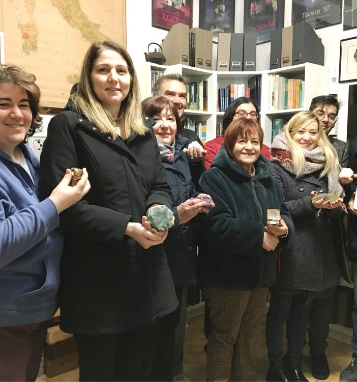 Il gruppo dei villafranchesi al Magmax con Tomalino