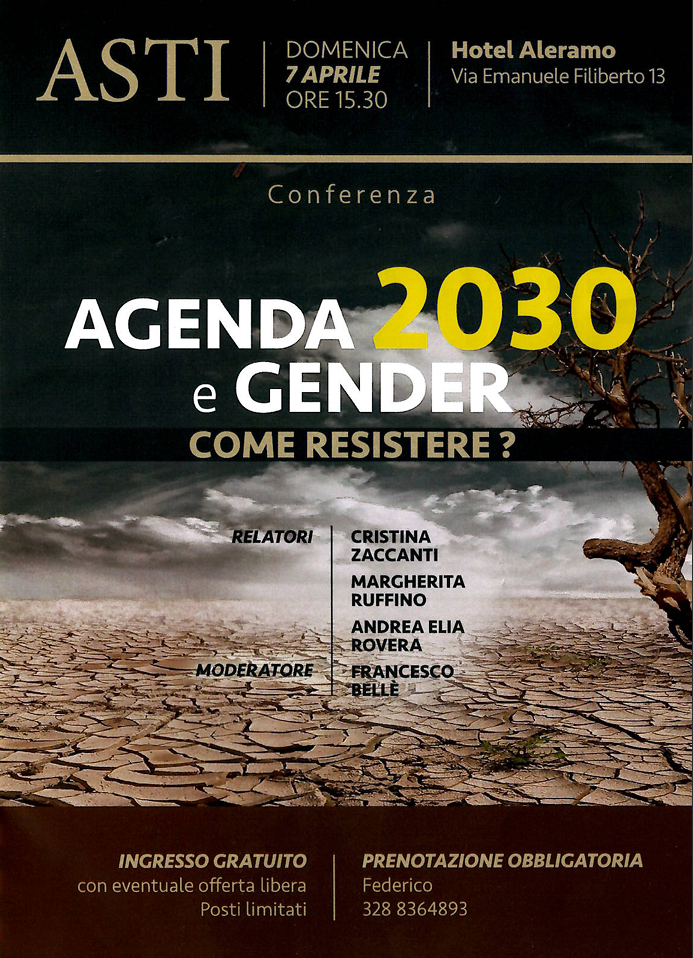 La locandina della conferenza