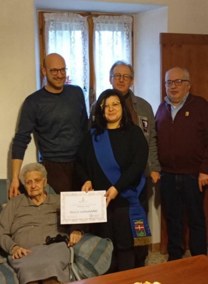 Cento candeline per Maria Carpignano, nuova &quot;Patriarca dell'Astigiano&quot;