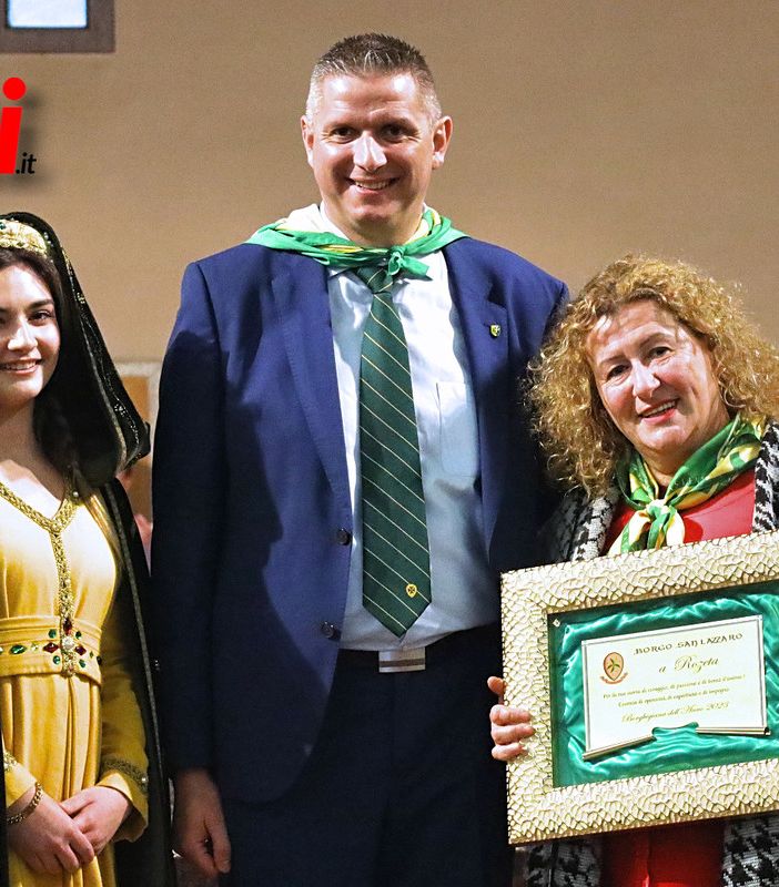 Rozeta Brozi Plumbini è la borghigiana dell'anno 2024 per il borgo San Lazzaro