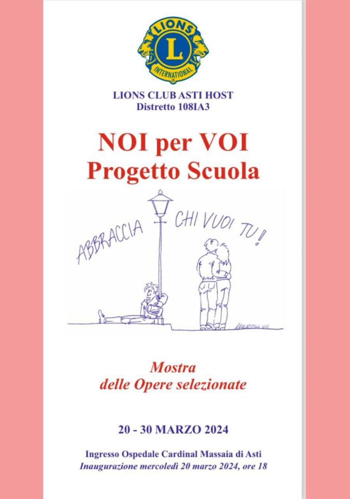 &quot;Noi per voi progetto scuola&quot; con il Lions Asti Host sui rischi dell'alcol in giovane età