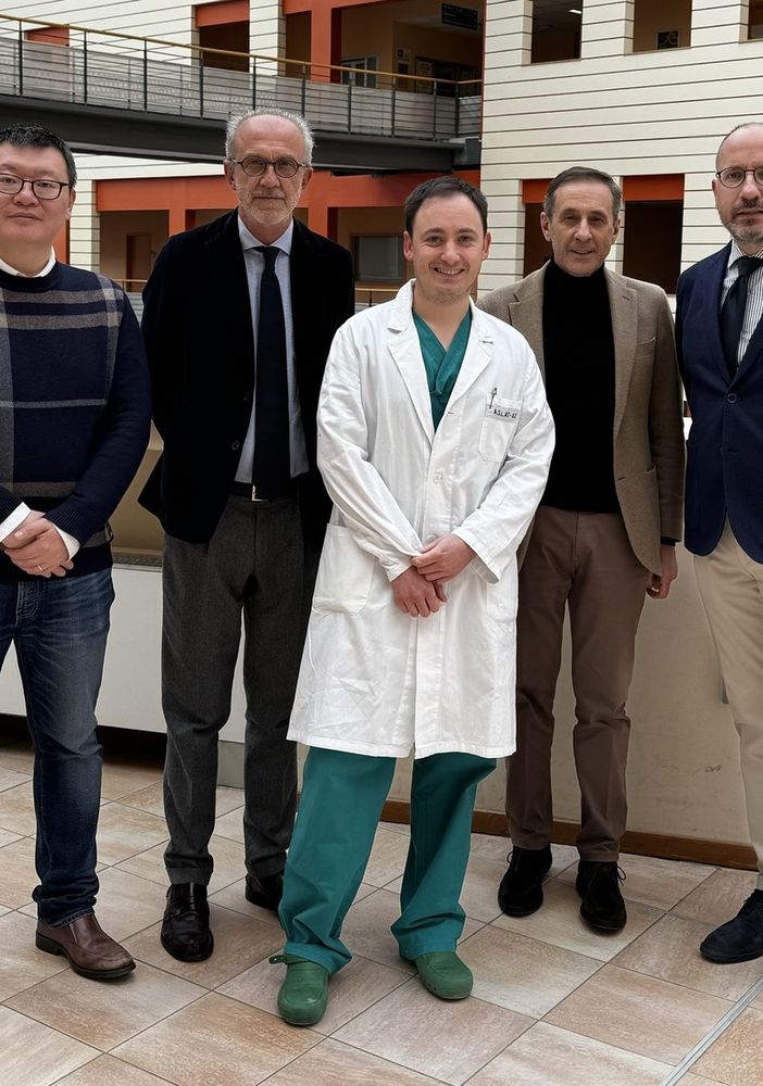 Da sinistra: LV Xiao, Vincenzo Sorisio, Paolo Ossola, Francesco Arena, Maurizio Rasero