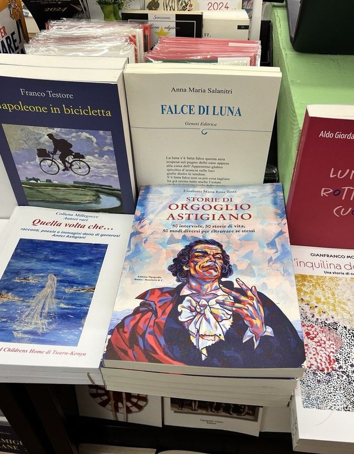 Il libro in vendita nell'Astigiano