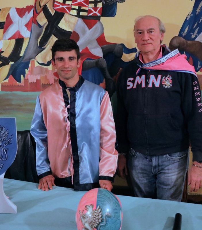 Federico Arri &quot;Ares&quot; con il rettore Marco Gonella