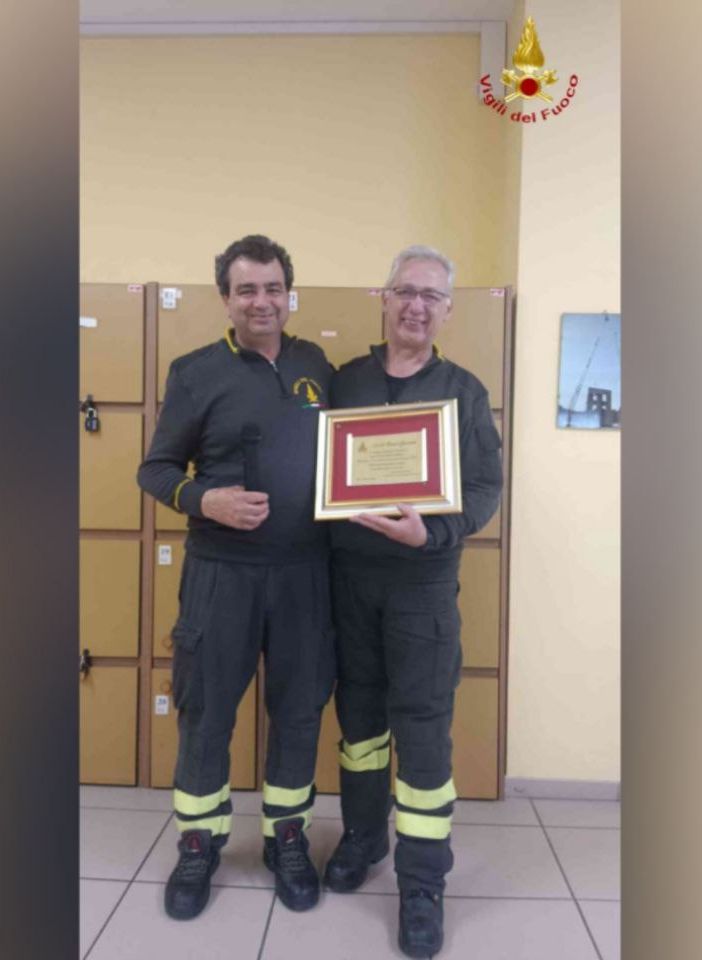 Asti, il Capo Squadra Esperto Giovanni Roseo in pensione dopo 30 anni di onorato servizio