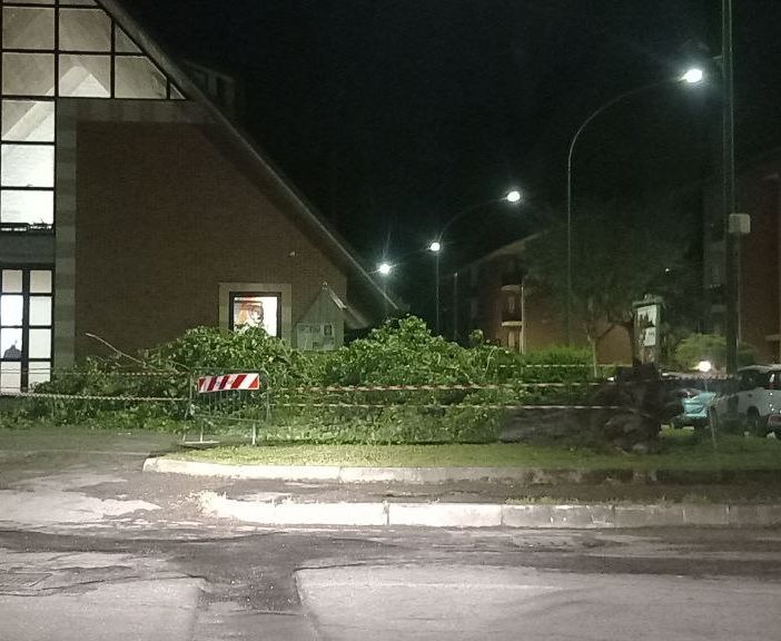 I danni del maltempo di ieri