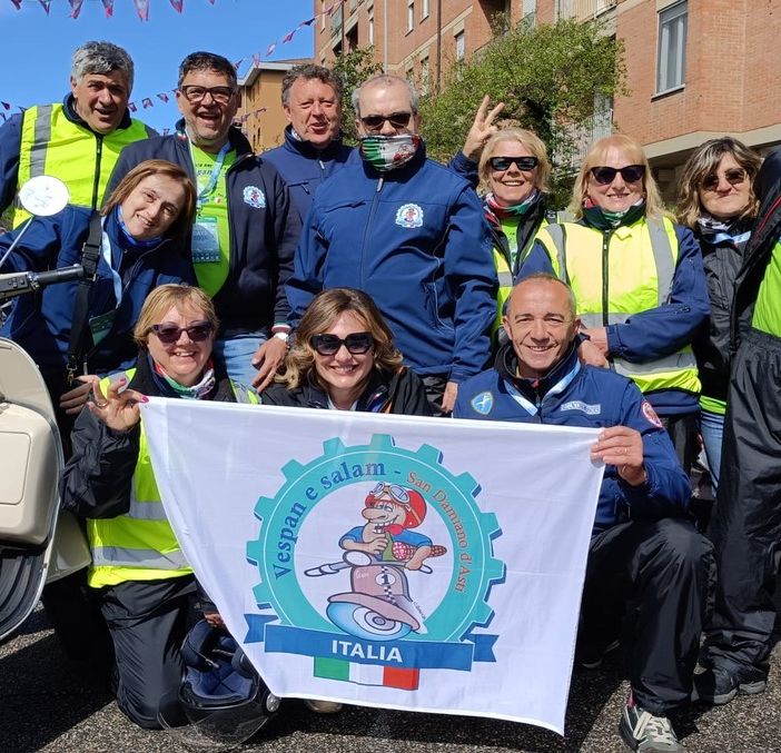 Direzione Vespa World Day per il Vespa Club di San Damiano d’Asti
