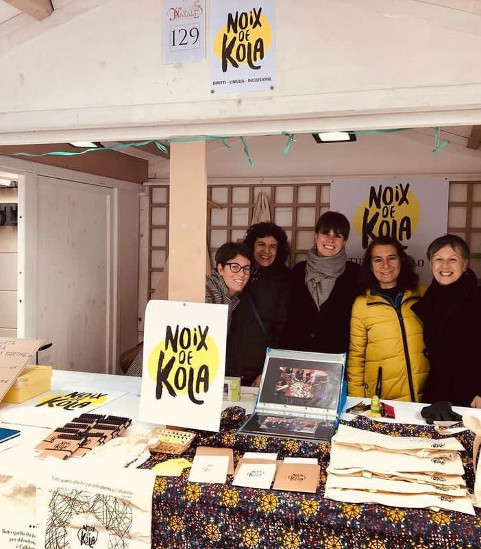 Alcuni volontari di Noix de Kola
