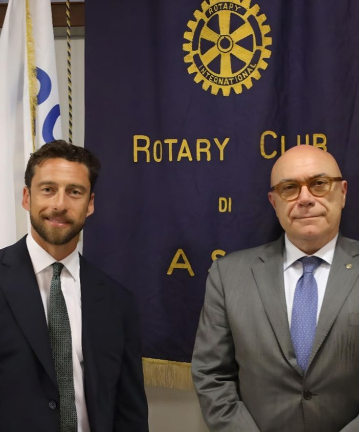 Marchisio con il presidente Mela