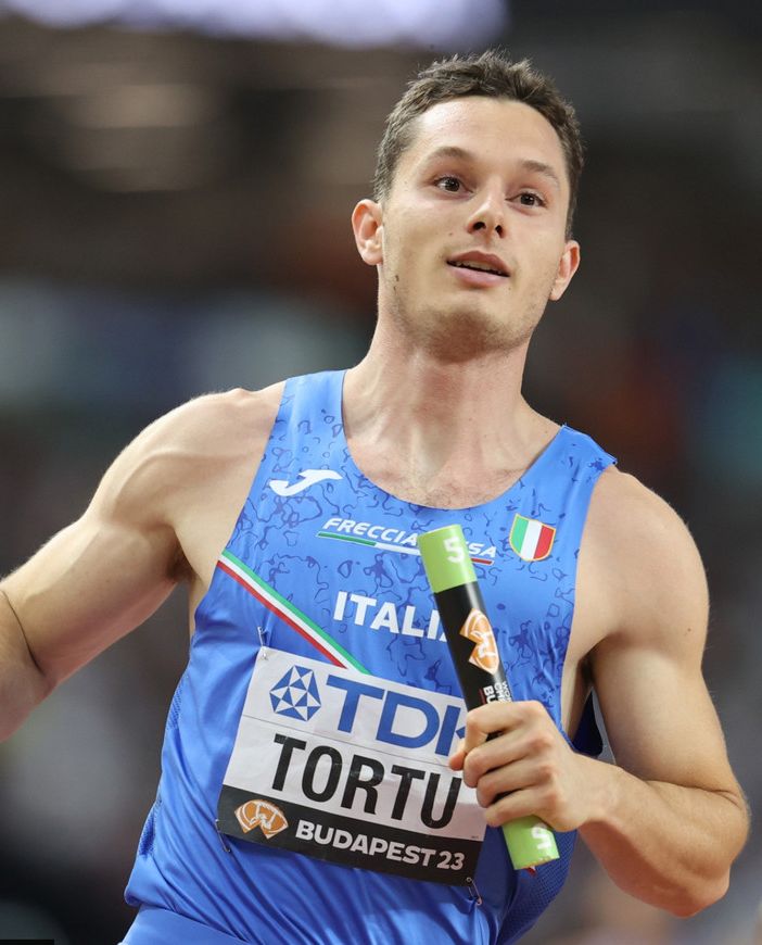 Gli azzurri Filippo Tortu e Samuele Ceccarelli