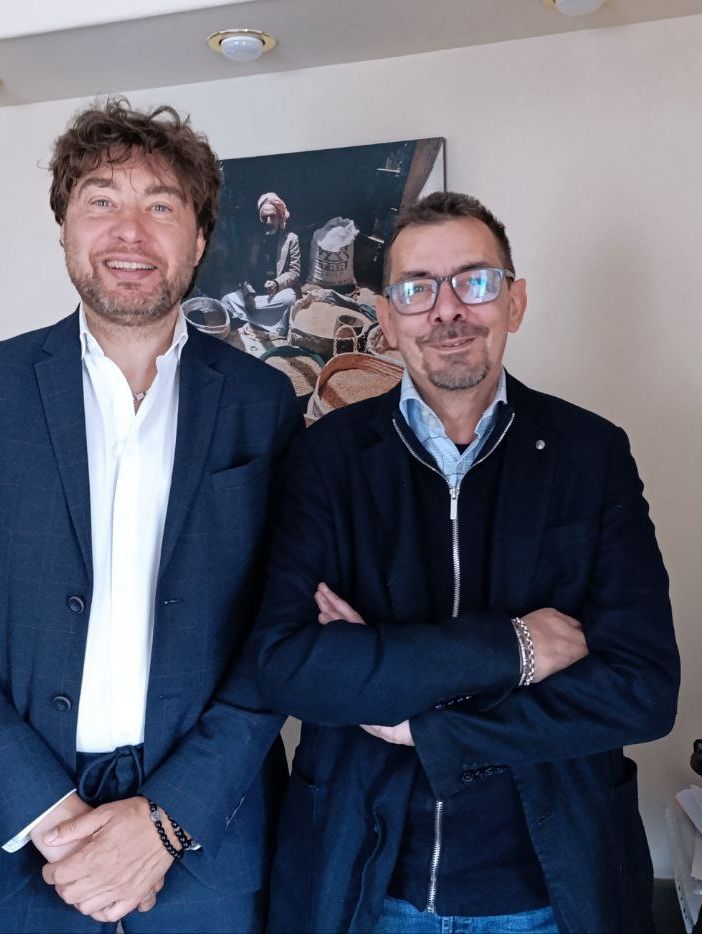 Andrea Visconti e Paolo Contardi, presidente e direttore Confesercenti Asti