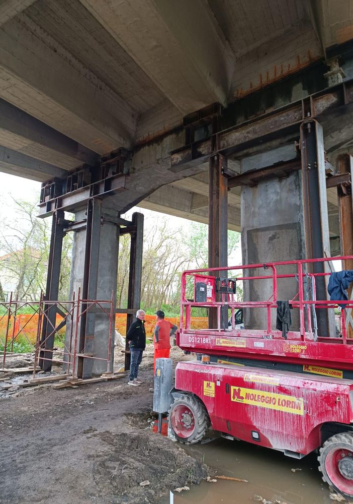 Alcune immagini del cantiere Giolitti postate da Stefania Morra sui canali social