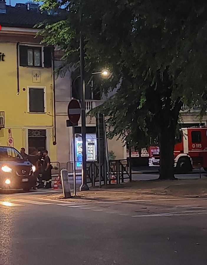 Vigili del fuoco a Nizza Monferrato per esalazioni provenienti da un tombino
