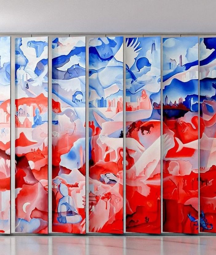 Alcune delle opere in esposizione