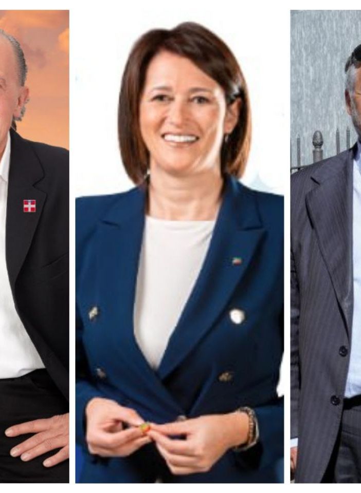 Nel collage fotografico, da sinistra a destra: Sergio Ebarnabo, Debora Biglia e Fabio Isnardi