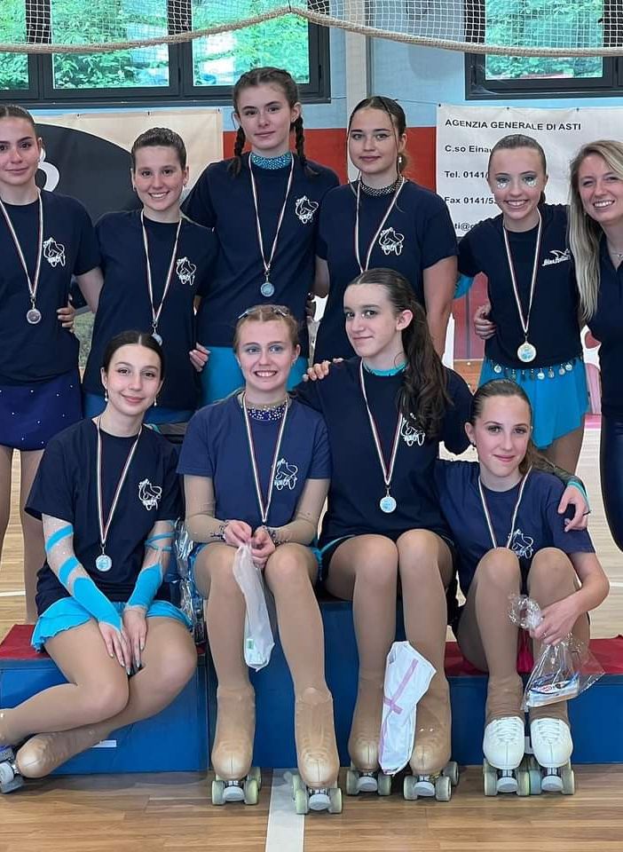 Alcune immagini delle premiazioni per gli atleti della Blue Roller Asti