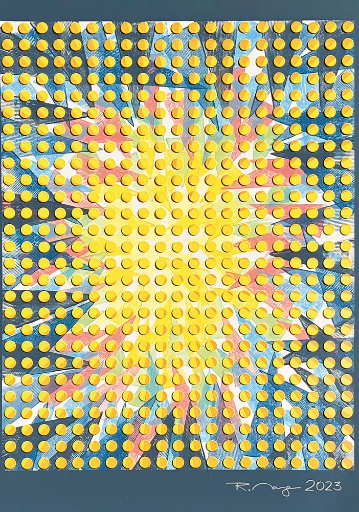 Alcune opere di Mayer in esposizione