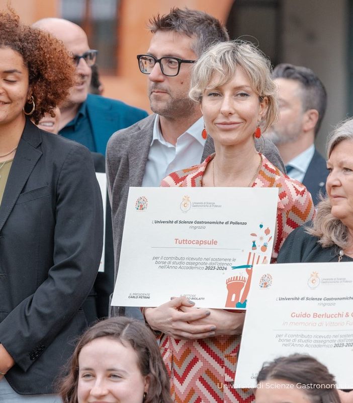 Virna Supin, alle spalle Vincenzo Pagliero