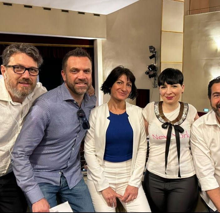La delegazione del Nursind Asti (il segretario provinciale, Gabriele Montana, è il secondo da sinistra)