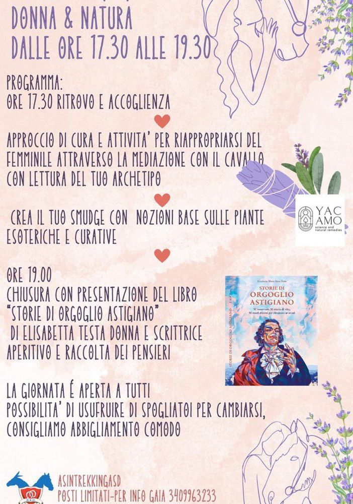 La locandina della giornata all'Asintrekking
