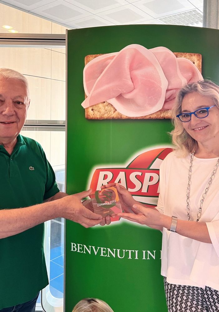 Per Raspini il riconoscimento &quot;Donatore 2023&quot; del Banco Alimentare
